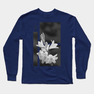 Lilium flower fashion print Long Sleeve T-Shirt